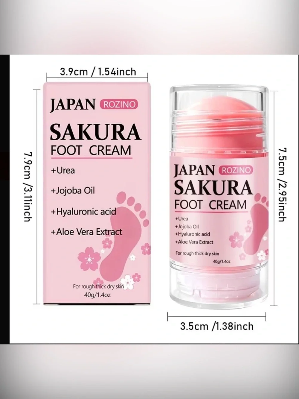 Sakura Pink Foot Cream — Nourishing Moisture Balm